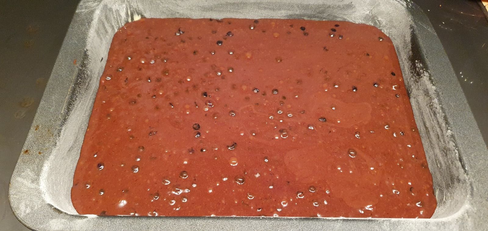 Brownies au chocolat et aux myrtilles