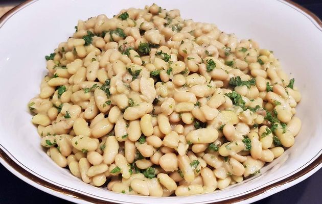 Flageolets à l'ail et au persil