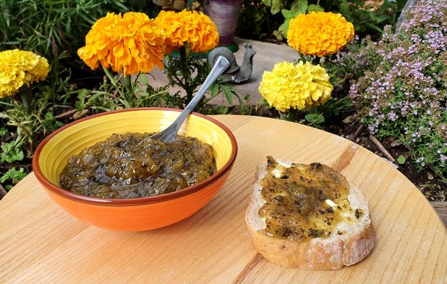 Confiture de courgettes au gingembre et au citron