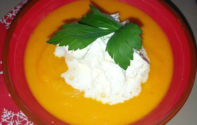 Velouté de carottes à l'orange