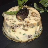 Flan aux morilles - Les recettes de Virginie
