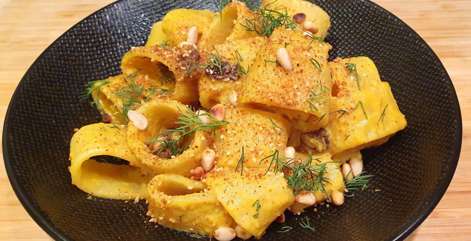 Pâtes aux sardines et safran