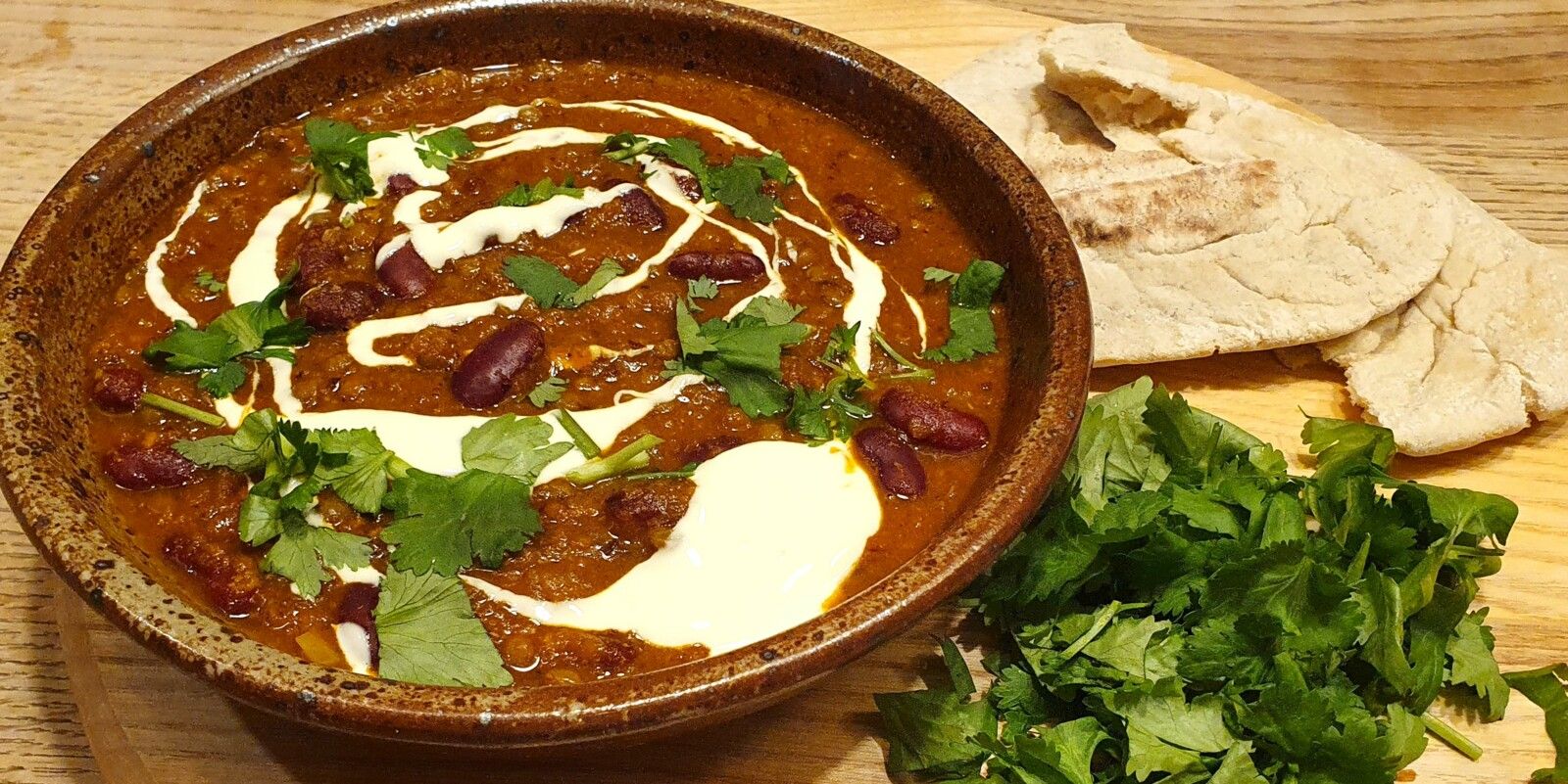 Dhal aux lentilles et haricots rouges