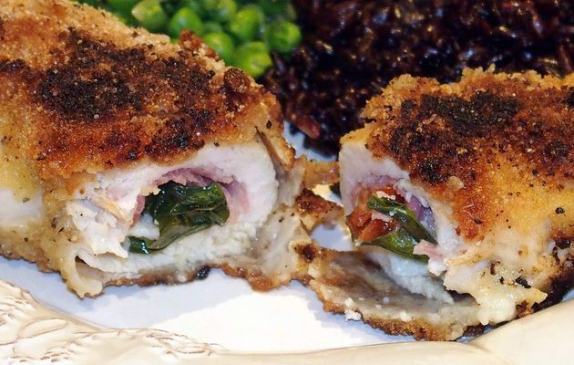 Cordons-bleus de poulet maison