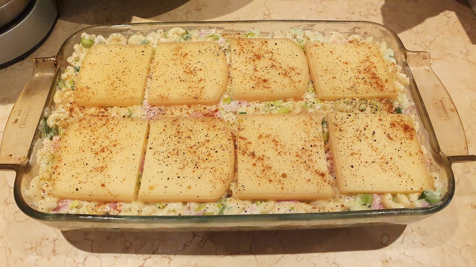 Gratin de pâtes du chalet