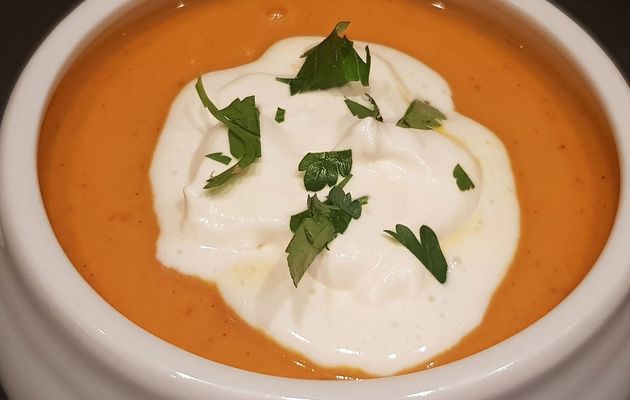 Velouté de potimarron aux épices