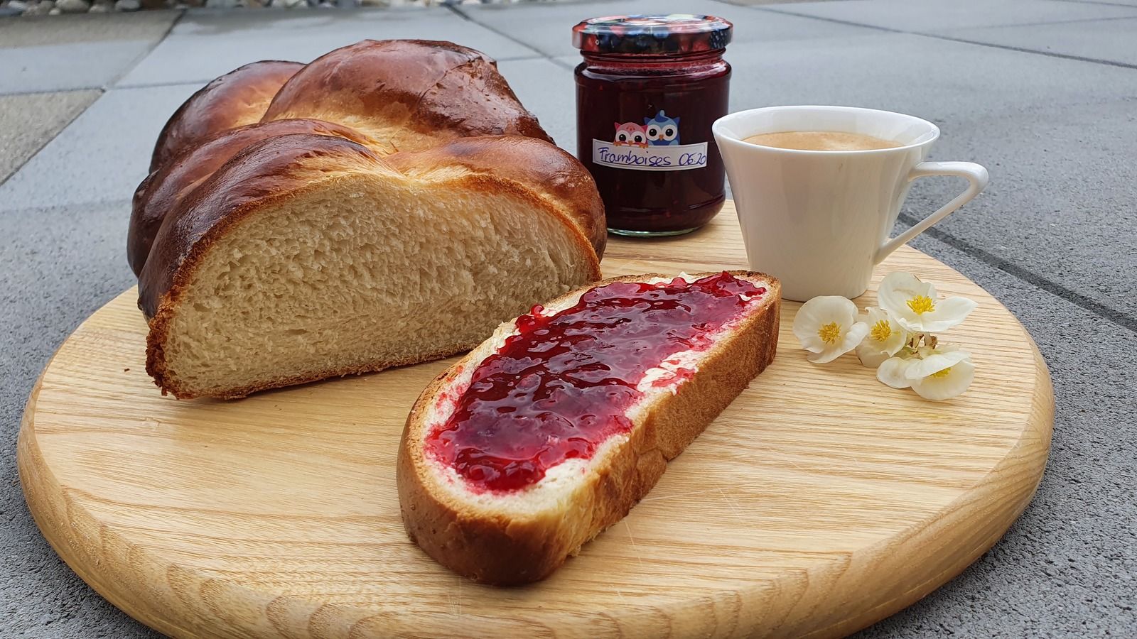 Ma tresse au beurre maison