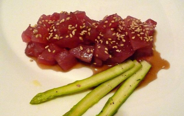 Tartare de thon à la japonaise