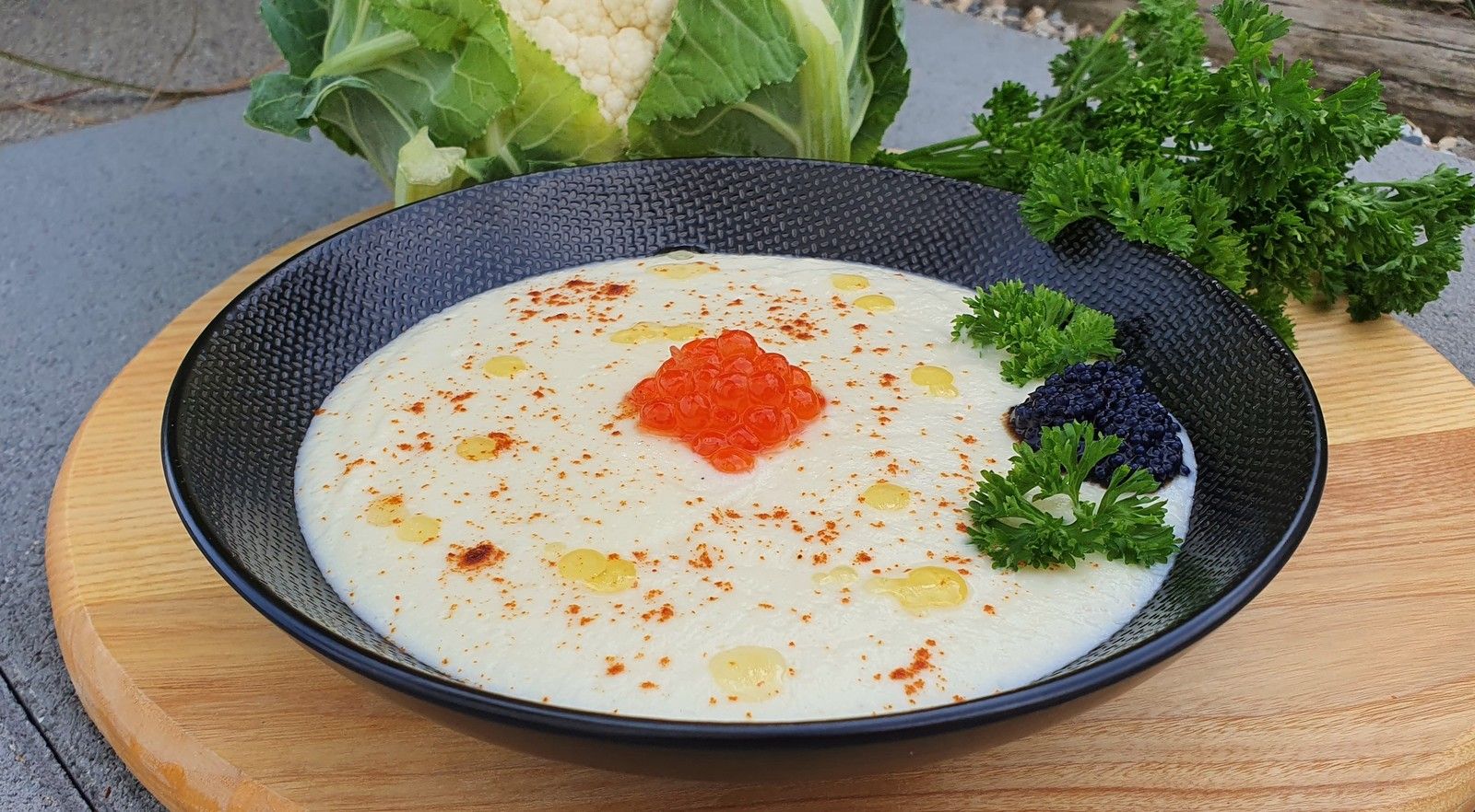 Crème de chou-fleur au curry