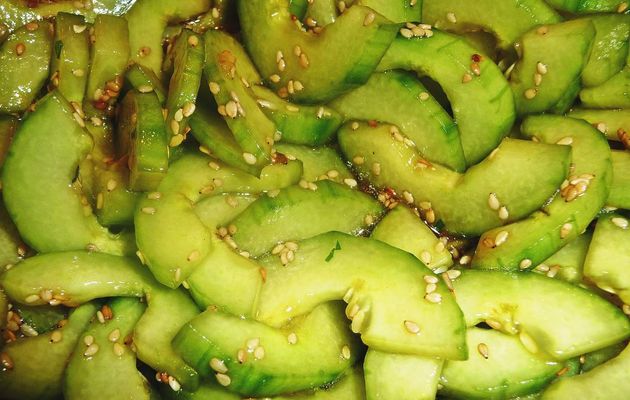 Salade de concombre à la japonaise