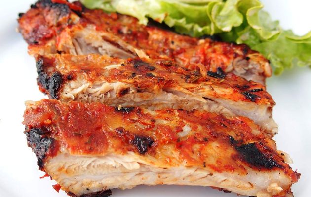 Travers de porc marinés à la mode country