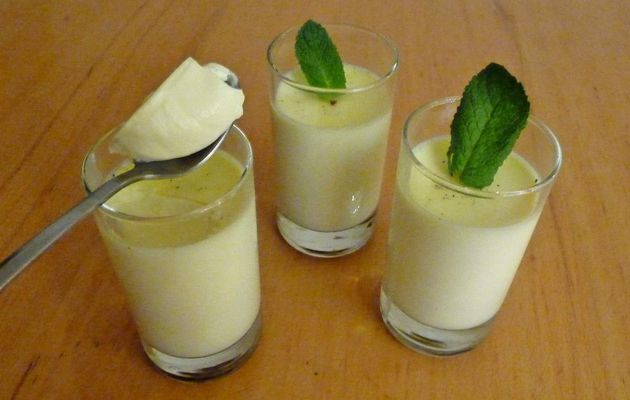 Panna cotta à la vanille