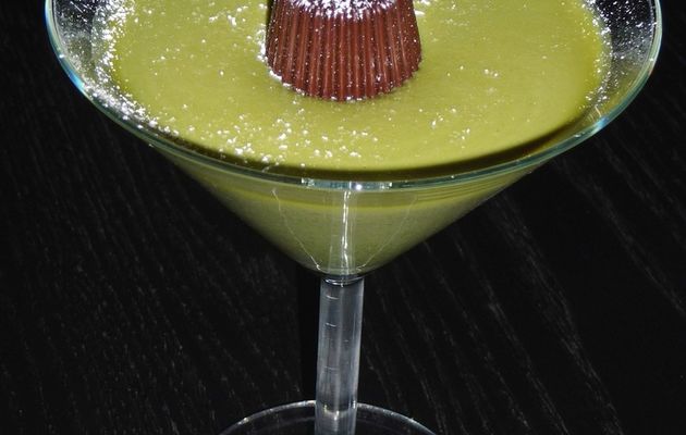 Panna cotta au thé vert