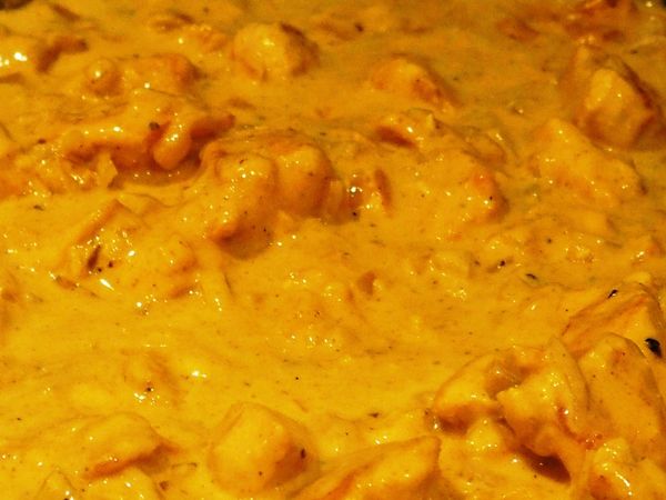 Emincé de poulet au curry à ma façon