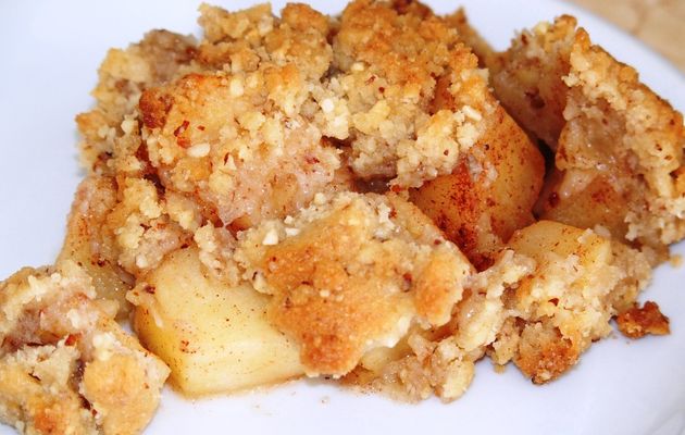 Crumble aux pommes fantastique