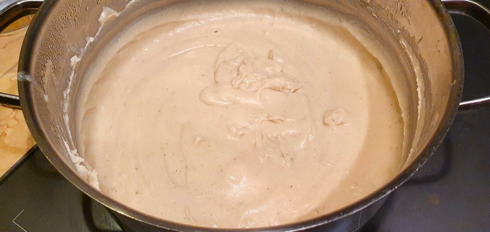 Grits crémeux aux crevettes