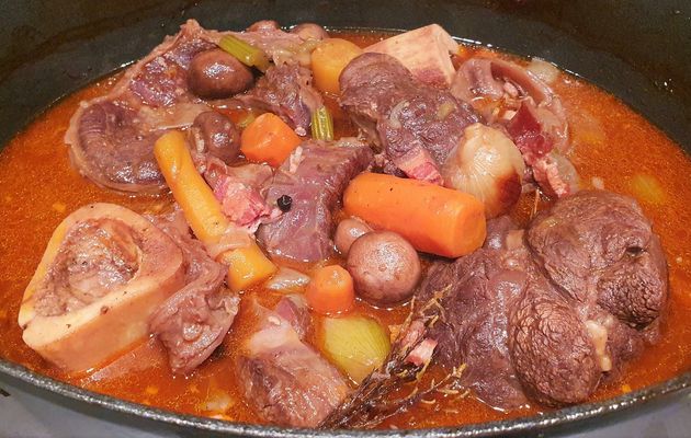 Jarrets de boeuf braisés
