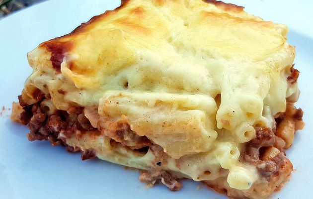 Pastitsio, gratin de pâtes à la grecque