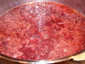 Sauce au vin rouge et échalotes