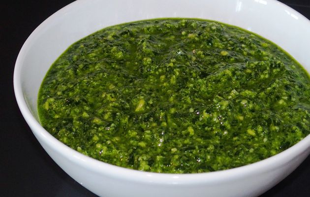Pesto à l'ail des ours