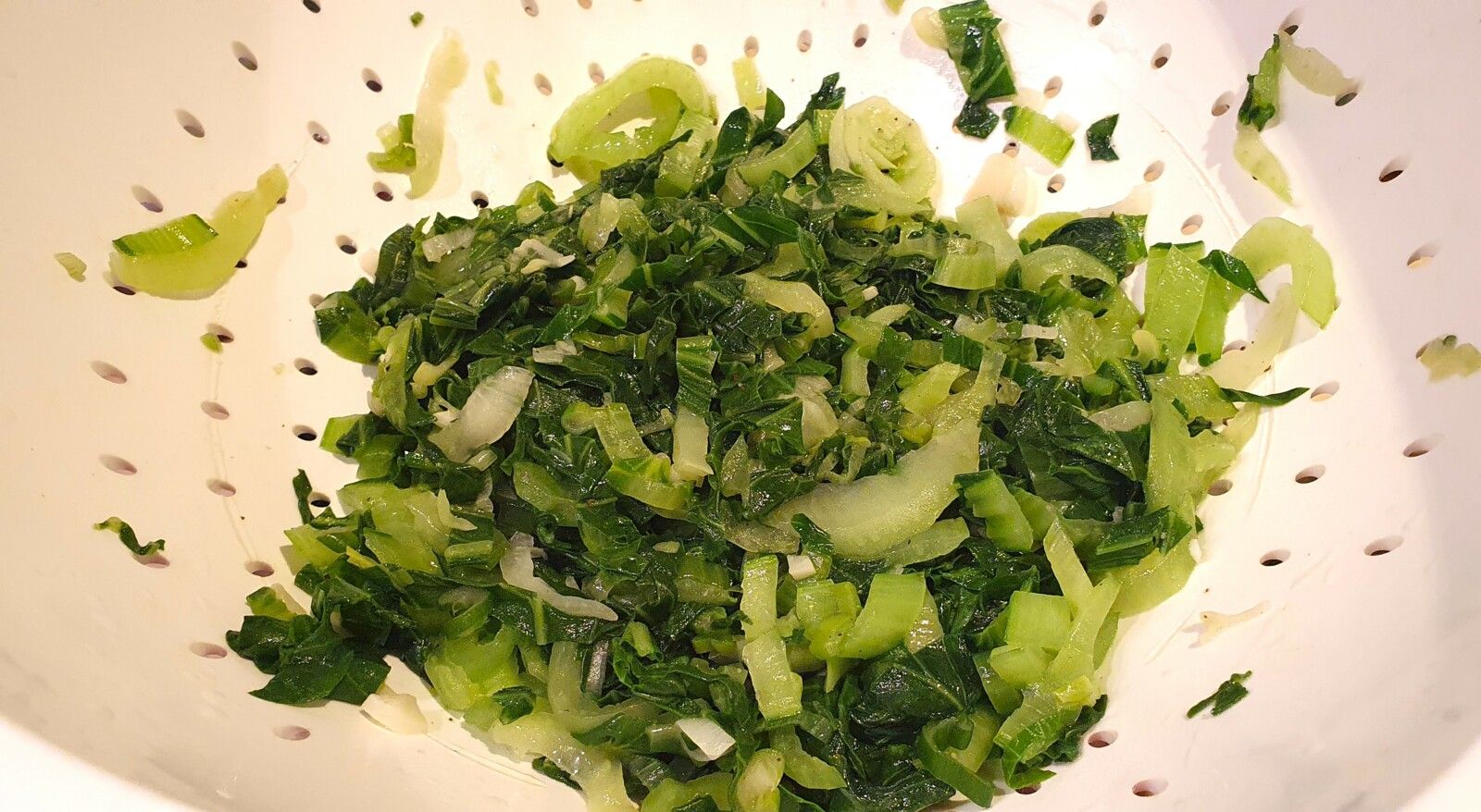 Pancakes de pak choï