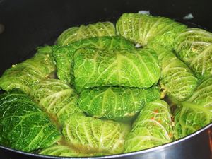 Feuilles de chou farcies