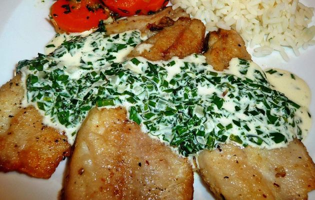 Sauce aux herbes pour accompagner les poissons