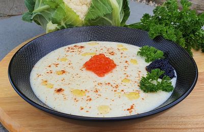 Crème de chou-fleur au curry