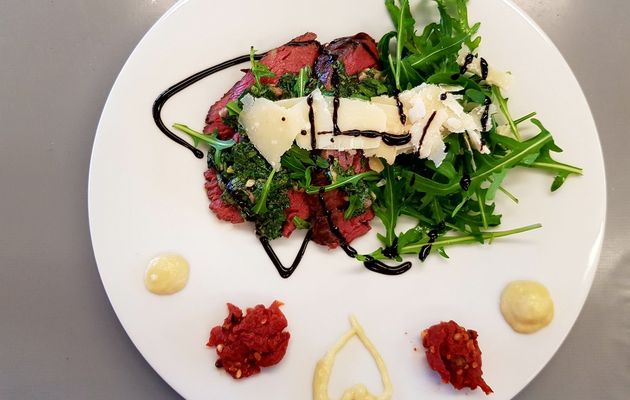 Filet de boeuf et ses garnitures à l'italienne