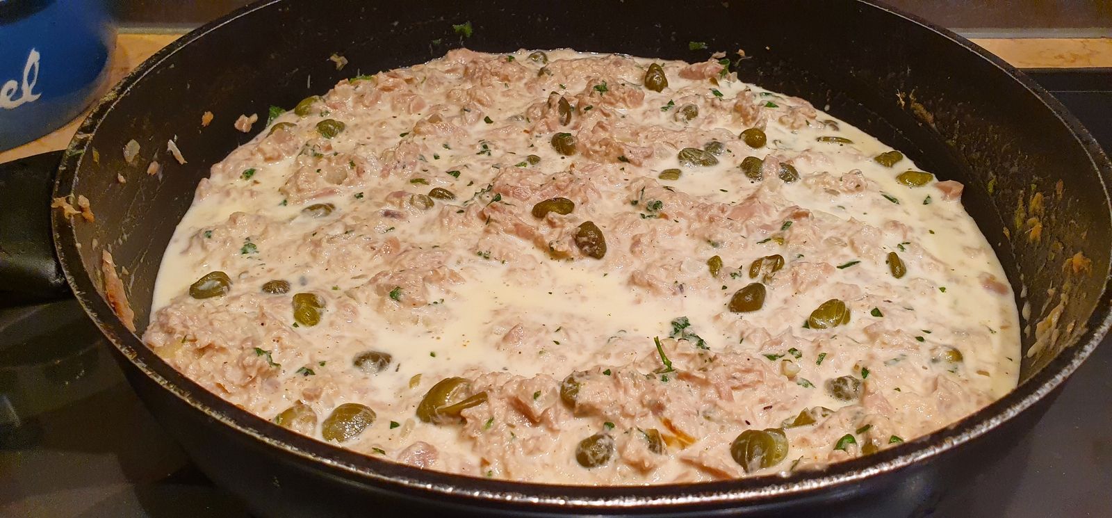 Pâtes au thon et aux câpres