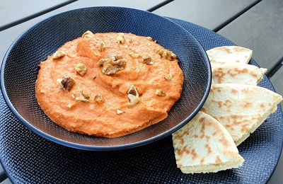 Purée de poivrons aux noix