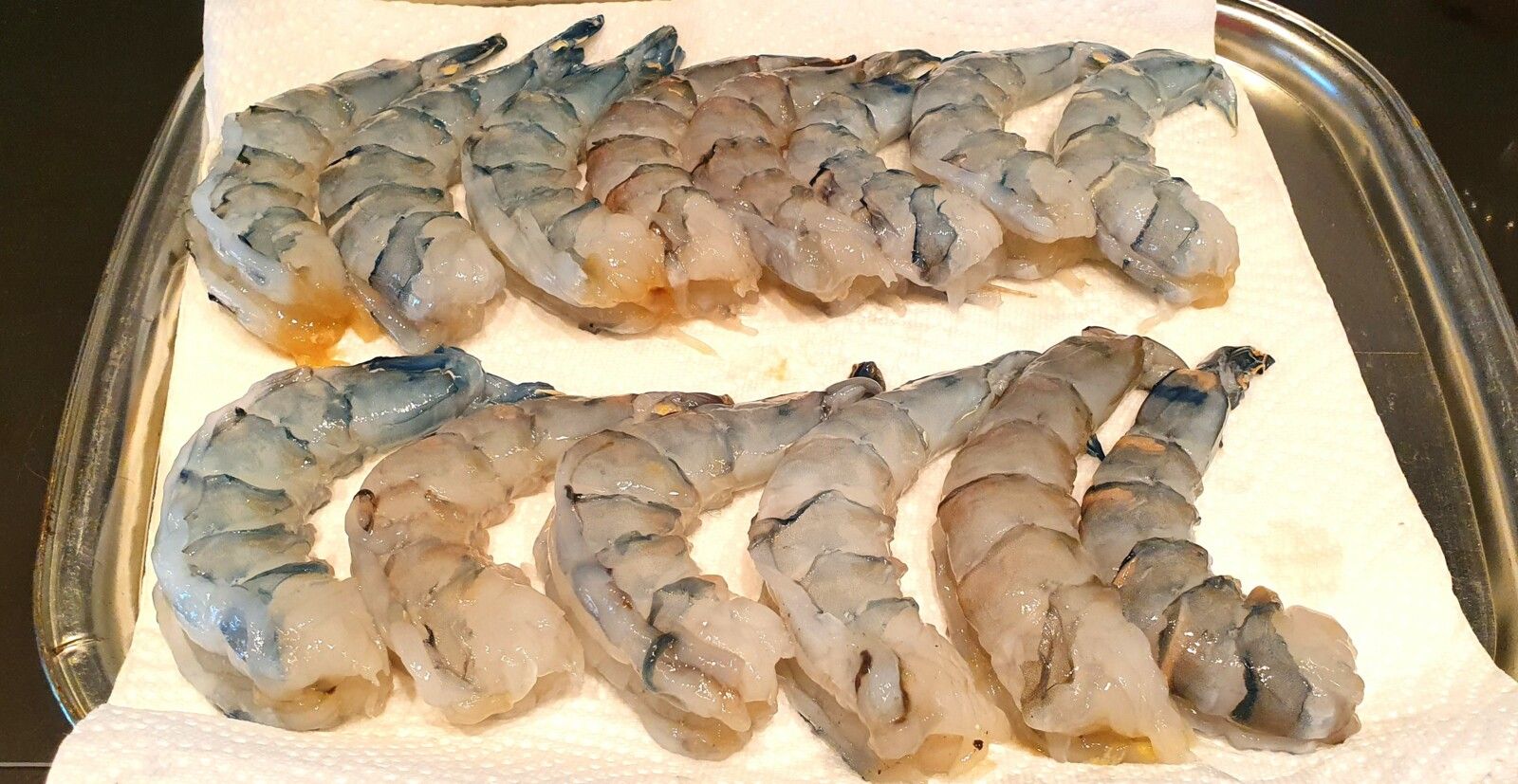 Grits crémeux aux crevettes