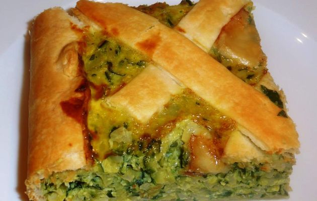 Croustade aux courgettes