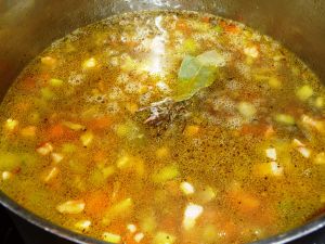 Lentilles vertes aux carottes et céleri