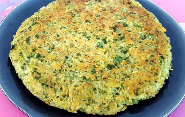 Paillasson de pommes de terre à l'ail et au persil