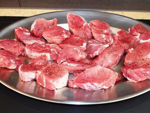 Filets mignons sauce au poivre vert