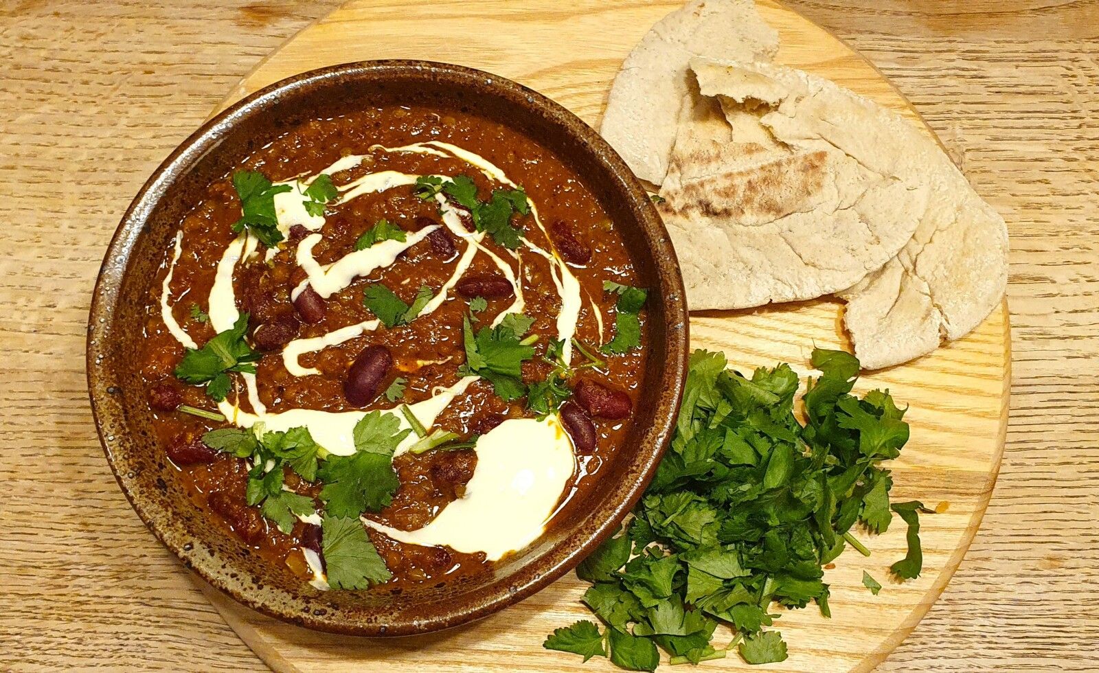 Dhal aux lentilles et haricots rouges