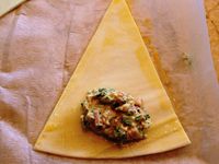 Croissants au jambon